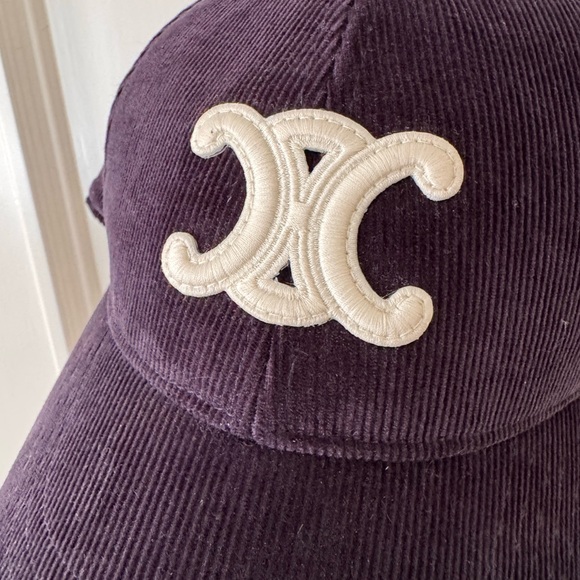 Celine Corduroy Baseball Hat - Picture 2 of 5